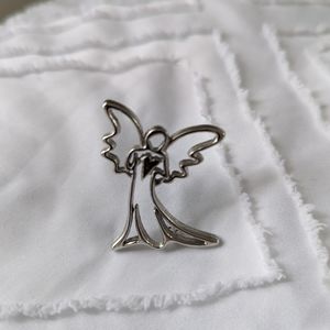 Camco silver Vintage Angel Pin